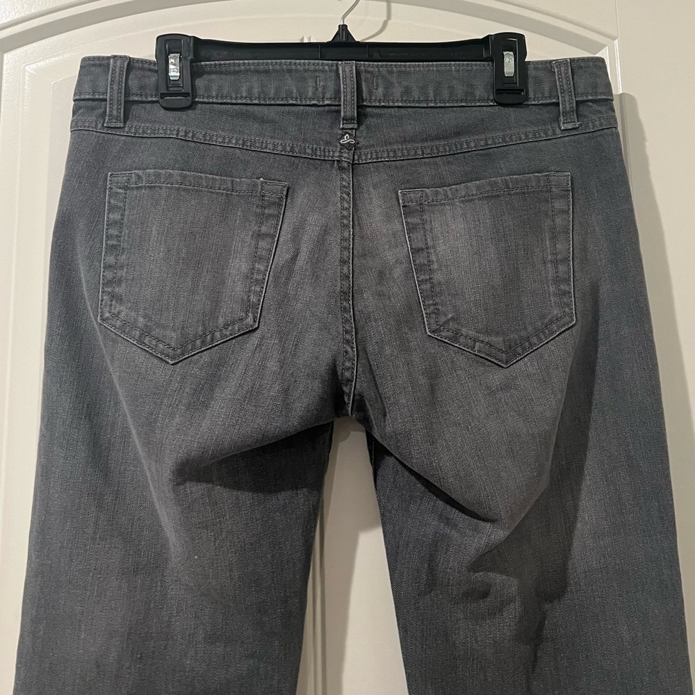 Prana Women’s Jeans Gray Denim BREATHE Straight Leg Stretch Size 10 - Picture 5 of 6